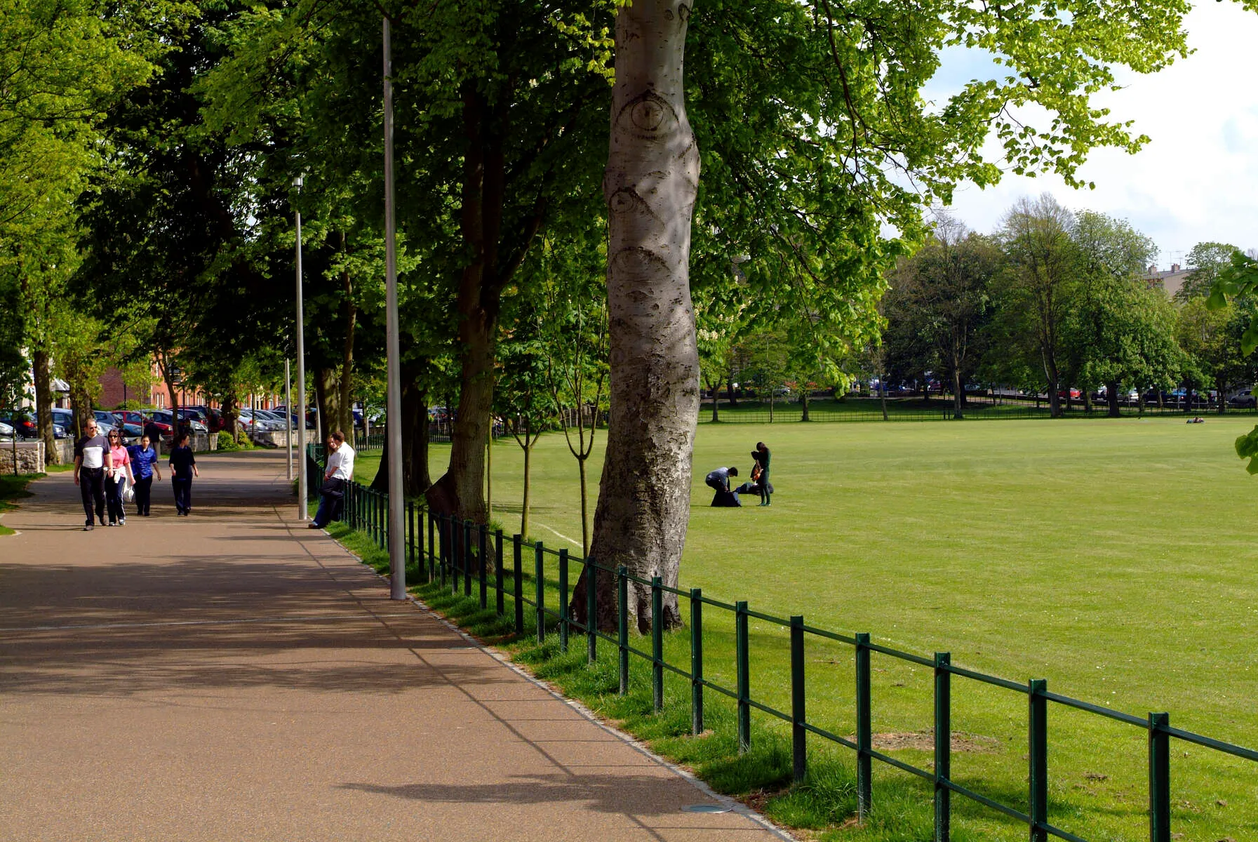 Stroll through The Mall Park